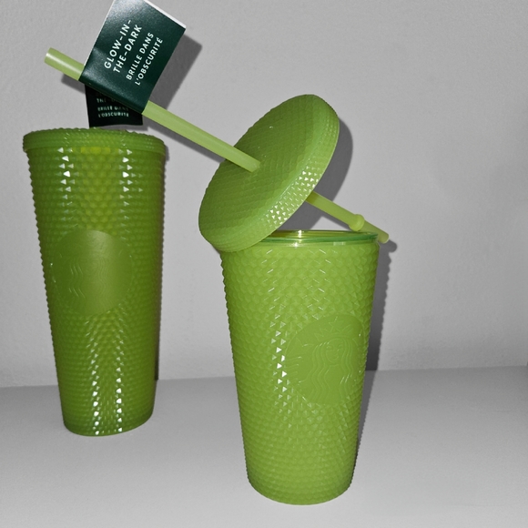 Starbucks Lemongrass Glow In The Dark Tumbler Bundle - Picture 5 of 8